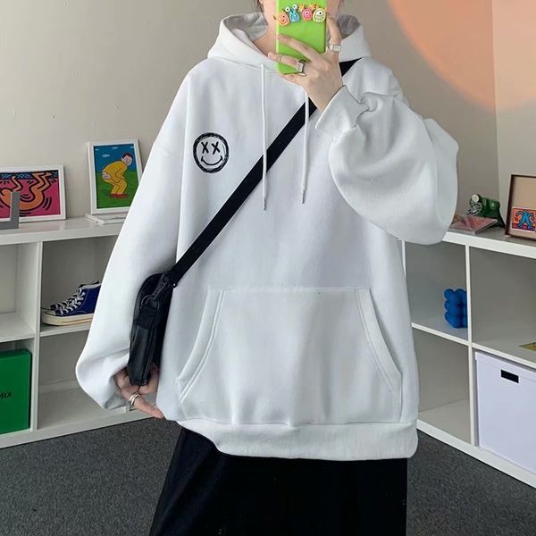 

mens sweater 2021 new hooded sweater ins fashion brand coat men's autumn high street loose sports spring and, Black