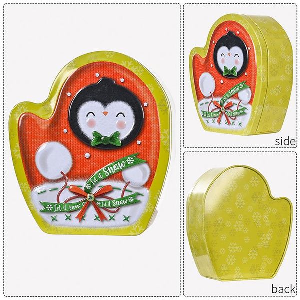 

gift wrap creative christmas candy tin multipurpose sealed tinplate box colorful xmas cookie packaging jar k888