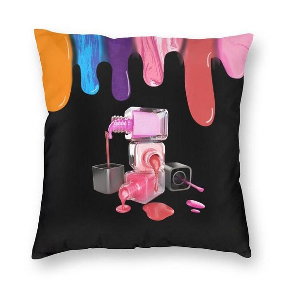 

cushion/decorative pillow personalized nail artist gift cover decoration double-sided printing manicurist polish cushion for living room