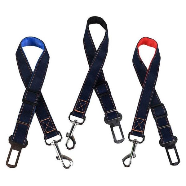 

pet dog denim car safety rope seat belt puppy cowboy lead traction harness cat covers