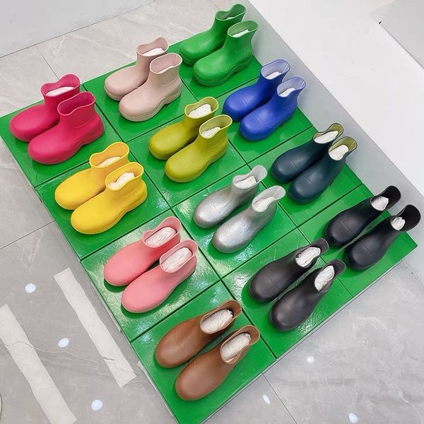 

chelsea boots womens candy solid colors pink triple black bule pistachio frost yellow fashion platform martin ankle boot round toes waterpro