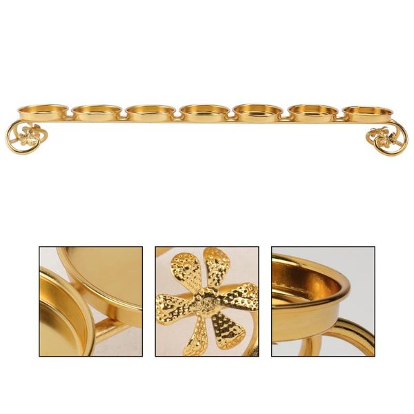 

1pc candleholder candle lamp stand sacrifice accessory (golden) holders