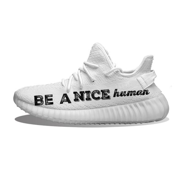 

diy custom be a nice human retro running shoes mh printed mens womens trainers outdoor sports sneakers i4gv