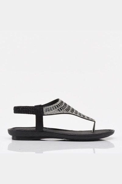 

slippers black pedestrian women sandals & 01 say208600a100