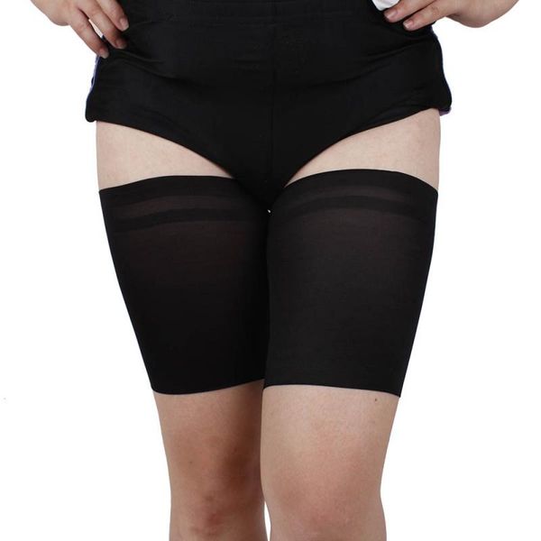 

sports socks professional silicone non-slip ladies comfortable elastic solid color thighs anti-friction legs yoga, Black