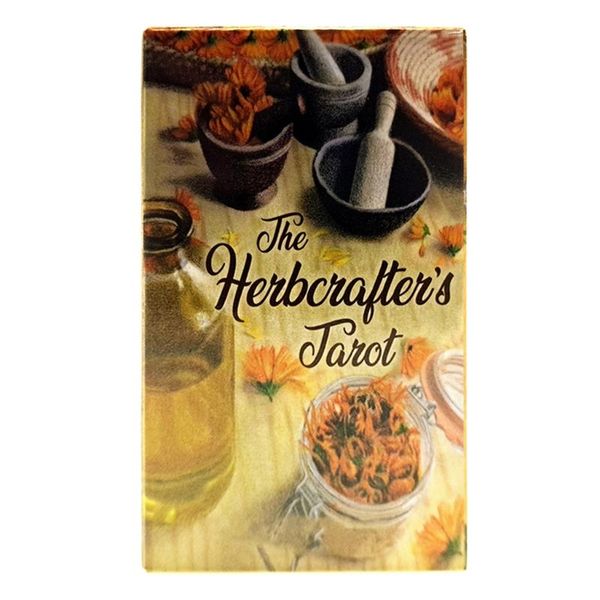 

the herbcrafter's tarots 78 cards deck mysterious divination family party english version oracle board game favor