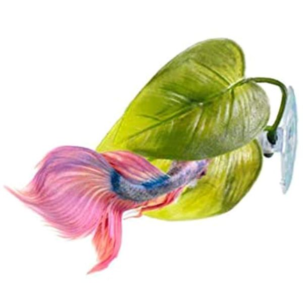 

aquarium landscape artificial leaf betta fish rest spawning ornamental plant play relax hide hammock 1set decorations