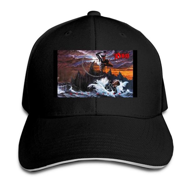 

ball caps 2021 hip hop dio the metal band mesh baseball cap adjustable snapback hats for women men trucker, Blue;gray