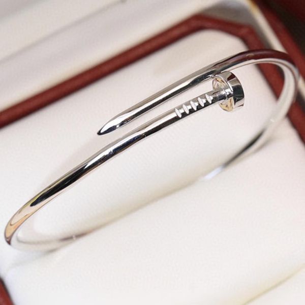 

carti love bracelet luxurious jewelry bracelets bangle s925 silver elastic fine version without diamond 128430, Black