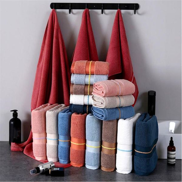

towel 70x140cm pure cotton bath washing face household men and women soft absorbent lint-towels