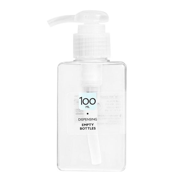

bottle refillable protable 100ml soap shampoo lotion foam water plastic pressed pump spray storage bottles & jars