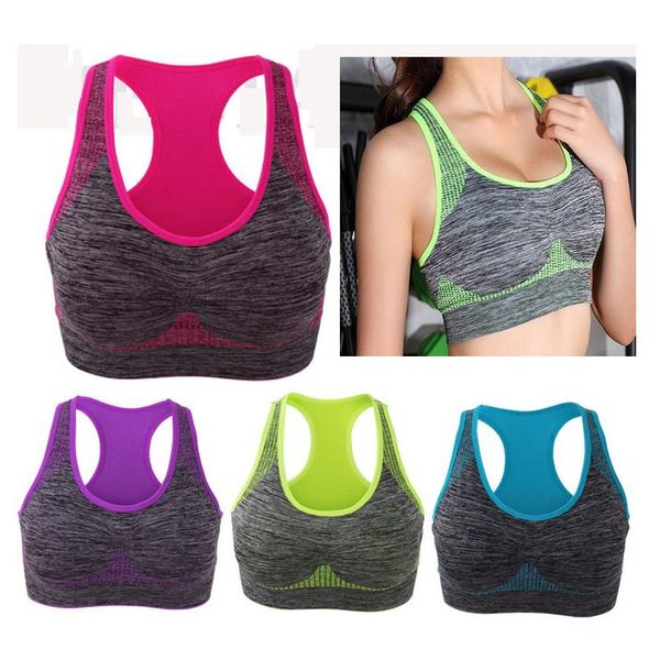 

gym clothing women bra gradient high stretch sport bras,women quick dry padded sports for fitness,yoga running seamless, White;black