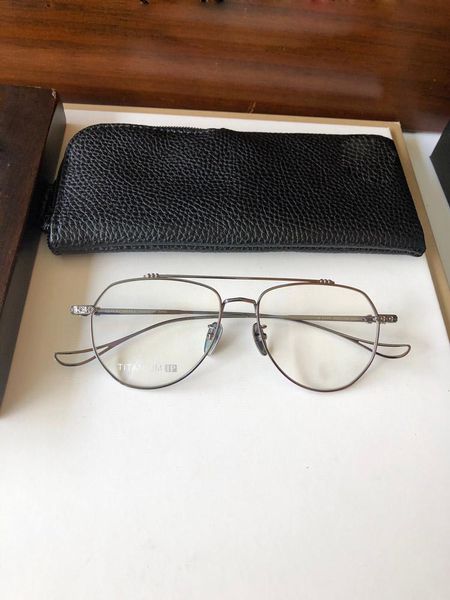 

fashion sunglasses frames toad vintage exquisite totem double beam design ultra light pure titanium comfortable craft stick punk trendy cool, Black