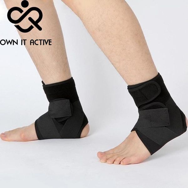 

adjustable ankle support basketball football fitness sports breathable fixed pressurized brace protective gear m124, Blue;black
