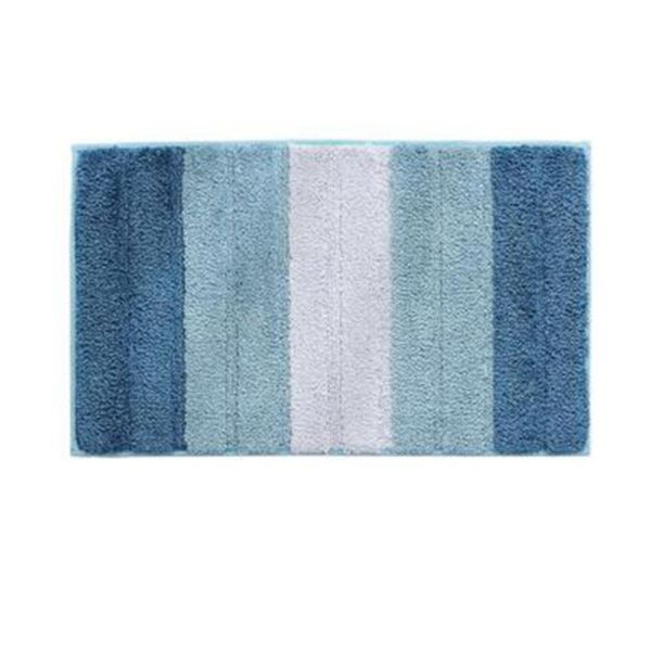 

blue 45 x 65cm bathroom non-slip absorbent floor mats door mat bath rugs water-absorbing carpet ground for bat