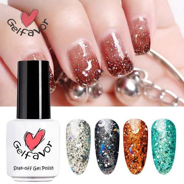 

gelfavor 7ml star&moon series nail polish no.01-12 gel art uv led soak-off varnish1
