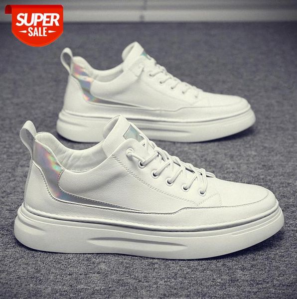 

men's shoes breathable sports casual korean style all-match white #oe9n