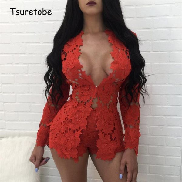 

tsuretobe patchwork lace two piece set women hollow out long sleeve and high waist shorts festival party rave clothing women's tracksu, Gray