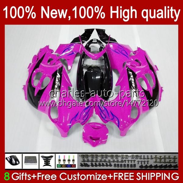 Corpo para Suzuki GSXF750 GSXF600 Katana GSXF 600 750 cc 600cc 750cc 1998 1999 2000 2001 2002 29No.65 GSX750F GSXF-600 GSXF-750 GSXF-750 GSX600F 98 99 00 01 02 Fairing Rose Black Stock