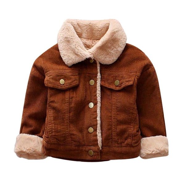 

jackets winter clothes for kids 1-3 y baby girls boys solid coat cloak jacket thick warm outerwear toddler, Blue;gray