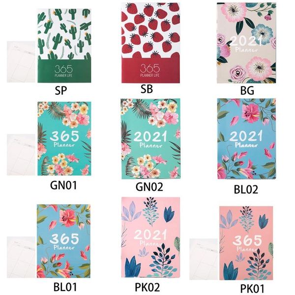 

notepads 2021 agenda planner organizer a4 notebook journal monthly daily note book stationary school supplies m5tb, Purple;pink