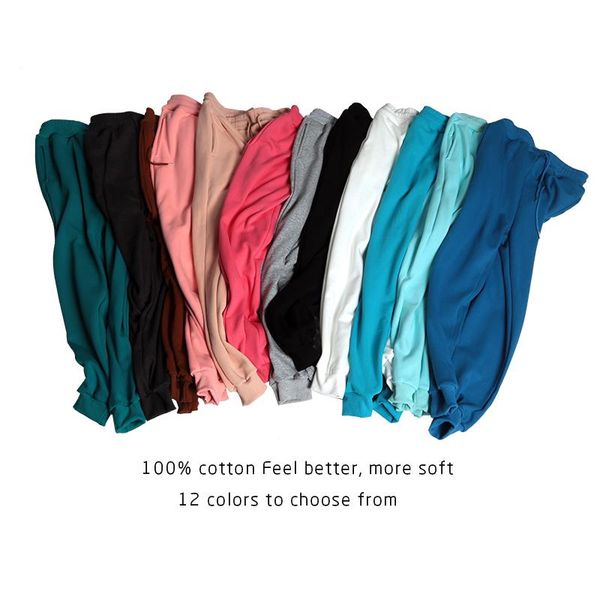 

men's pants loose fit men fleece sweatpant 2021 winter warm joggers elastic waist mens track, Black