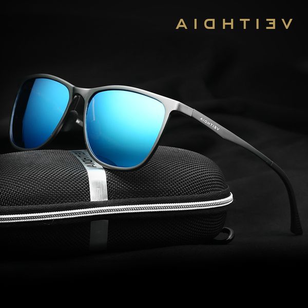 

veithdia retro aluminum magnesium brand men's sunglasses polarized lens vintage eyewear accessories sun glasses for men 6623 glasses wh, White;black