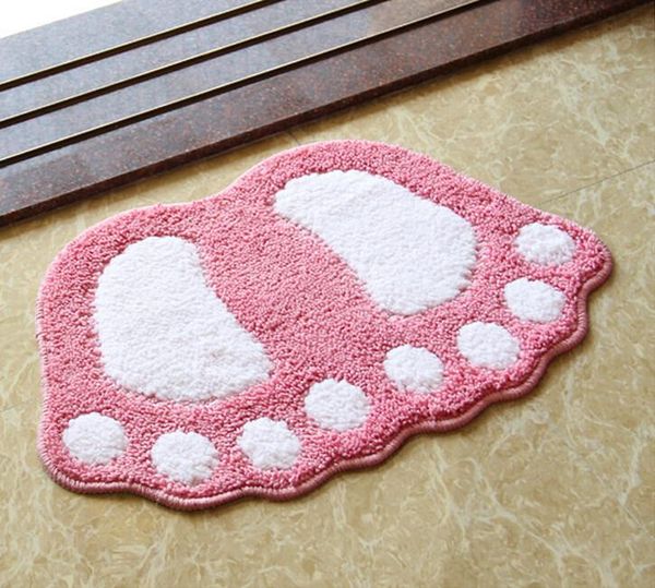 

bath mats foot print mats,non-slip bathroom carpet,mat toilet tapete para banheiro,bathroom rug pad carpets,microfiber mini