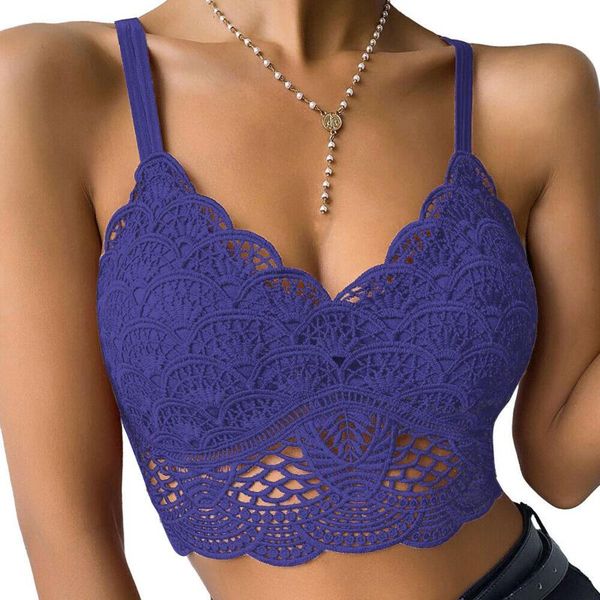 

yoga outfit women lace sports bra push up wireless lingerie bralette female underwear full cup comfortable without underwire