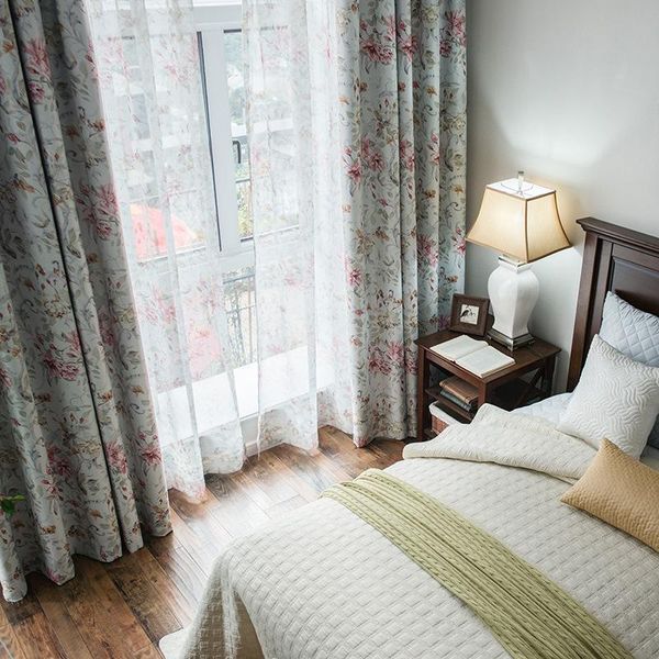 

curtain & drapes modern minimalist single side light shade printed curtains for living dining room bedroom.