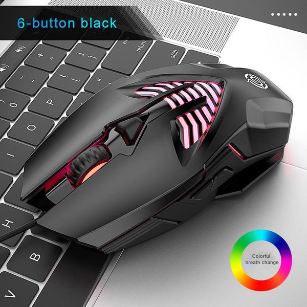 

competitive gaming mouse usb 6 button macro definition metal desknotebook mice