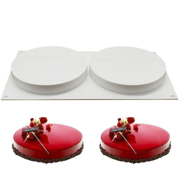

other bakeware silicone 2 holes round sandwich molds chocolates cake decorating tools mold for fillings mould dessert pastry
