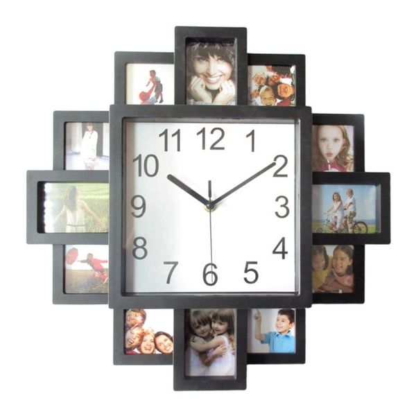 

wall clocks retro style 16" plastic frame clock creative vintage design timing equipment hanging watch for home bedroom desktop