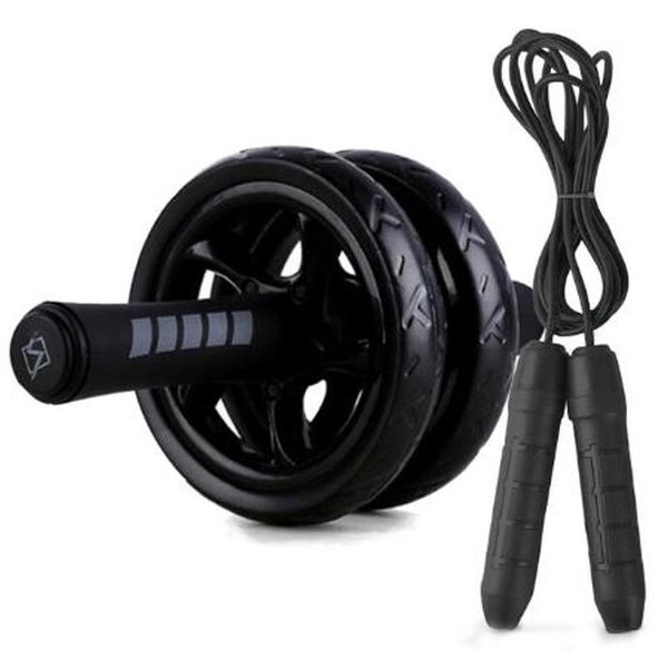 

silent two-wheeled aben wheel exercise roller giant fitness equipment accessories