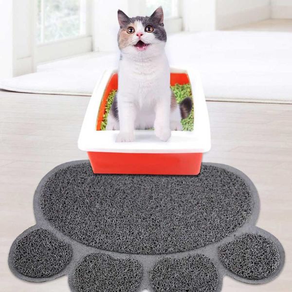 

cats litter trapping mats pads 30*40cm pvc elastic fiber for boxes d1 cat beds & furniture