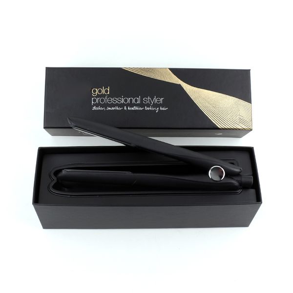 

good quality gold hair straightener professional styler fast straighteners iron styling tool by fedex in stock, Black