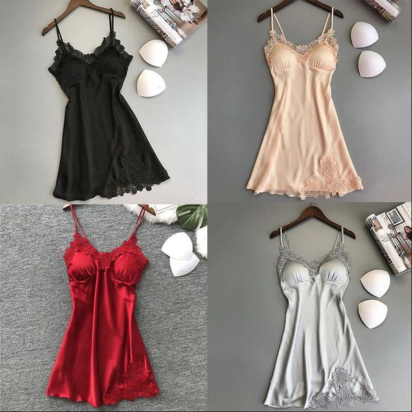 

silk dressing babydoll women sleepwear lace lingerie belt bath robe nightwear female bathrobes, Black;red