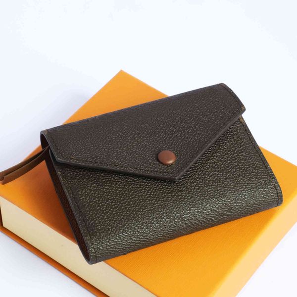 

wallets fast delivery luxury designer for women genuine leather big bills coins change bag credit card holder 41937 with box d5o9, Red;black