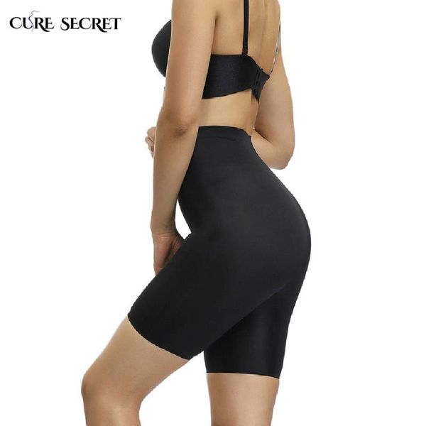 

women's shapers cure secret women high waist seamless shaping panties bulifter underwear to stomach enhancer mid-thigh shorts, Black;white