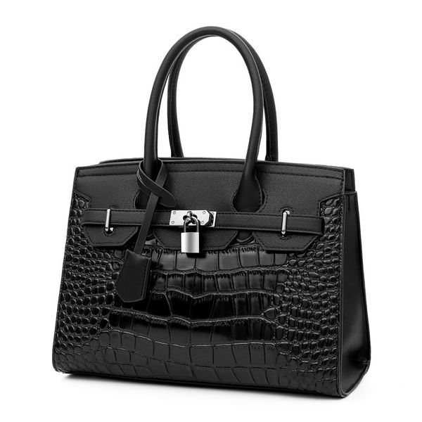 

trendy trade pattern style foreign and european fashion female new portable bags bag american commuter messenger crocodile shoulder dtilk