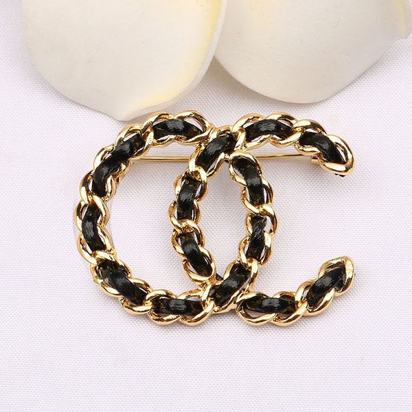 

wear leather chain brooch by hand accessories black friday, Gray