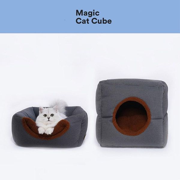 

cat beds & furniture cube enclosed warm nest deep sleep four seasons universal villa small dog accessories