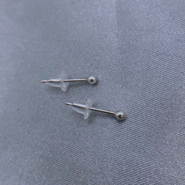 

earrings female bead ball earrings simple earbone nails small keep holes trendy