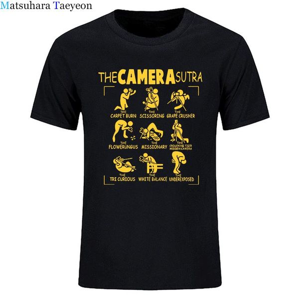 

men's t-shirts the camera sutra pography hip hop printed t shirt short sleeve men fashion cotton tshirt summer, White;black