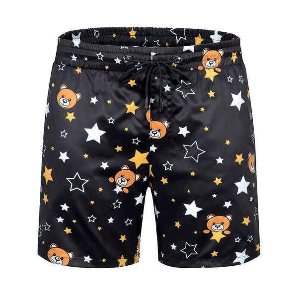 

2022 summer men's fashion shorts designer board short quick dry swim wear 3d bear print pattern casual beach pants factory wholesale m-, White;black