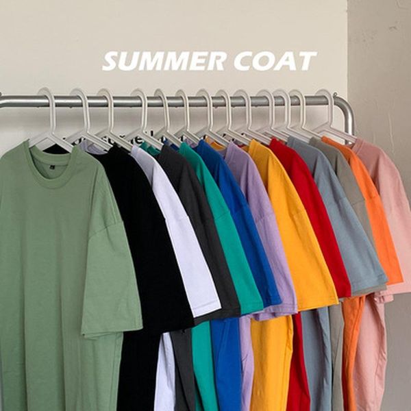 

couple t-shirt fashion casual pure cotton short sleeve shirt men's clothing layer wear o-neck t-shirts, White;black