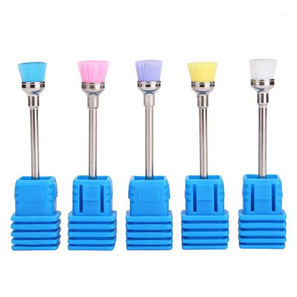 

nail polishing head cleaning brush dust gap cleaning1, Yellow