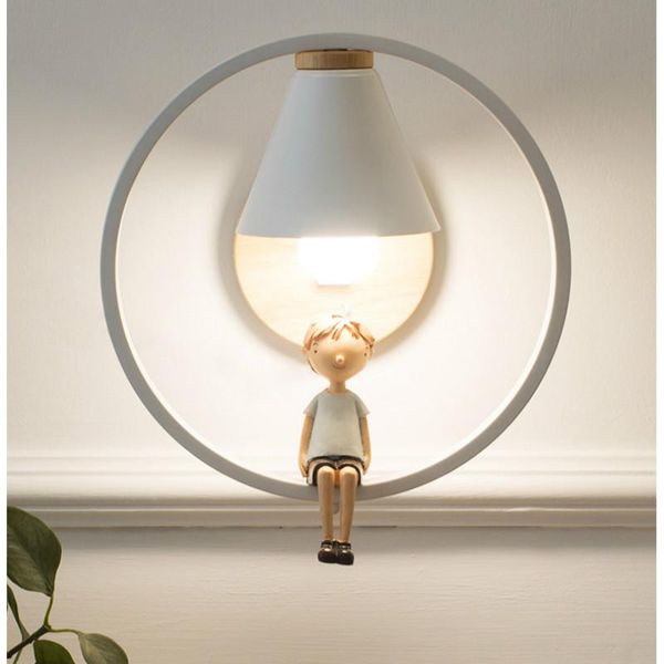 

wall lamps nordic kid's boy's bedroom lamp stairway passage sconces bedside living room background vanity light