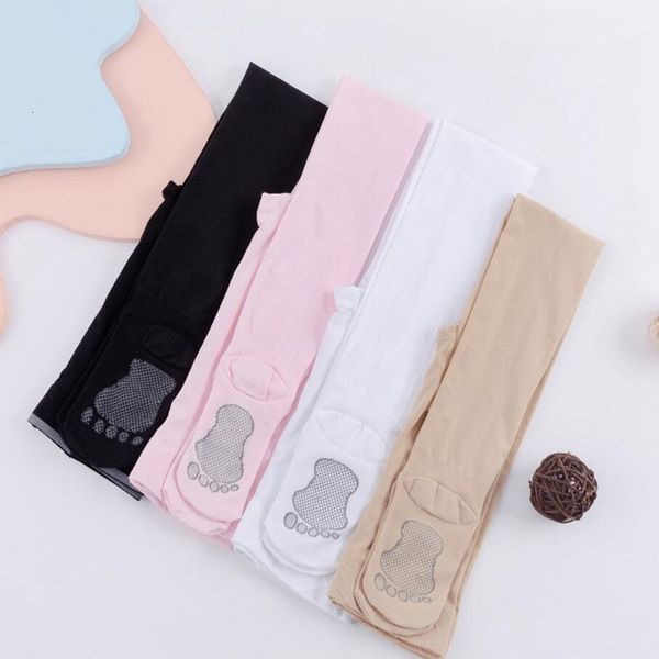 

socks hosiery children's autumn thin style white silk stockings baby girl's pantyhose practice dance socks spring and summer, Black;white