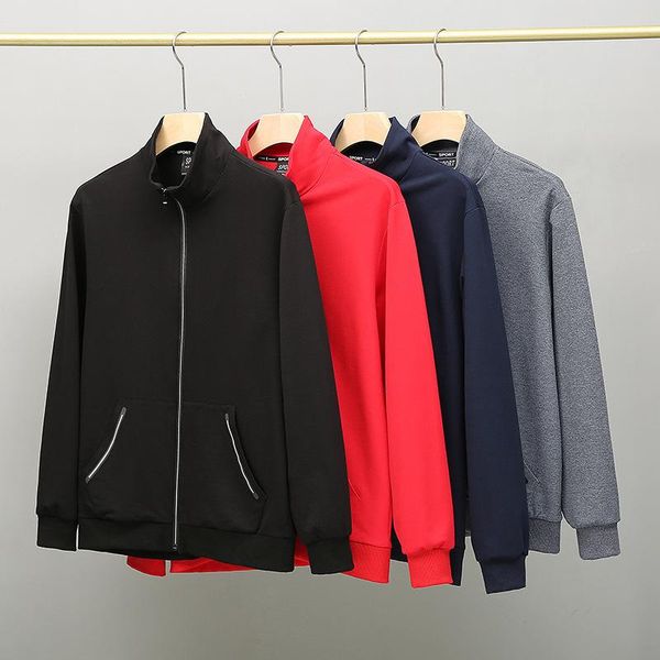 

men's jackets oversized men casual jacket solid color big size coat 2021 fashion spring male large sized 9xl, Black;brown